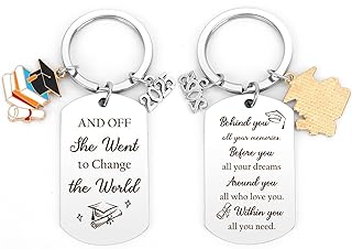 هدايا تقدير المعلم للنساء والرجال من فودفجكسف، سلسلة مفاتيح بعبارة «Thank You Teacher» هدية للتخرج في نهاية العام والمعلمين المتقاعدين