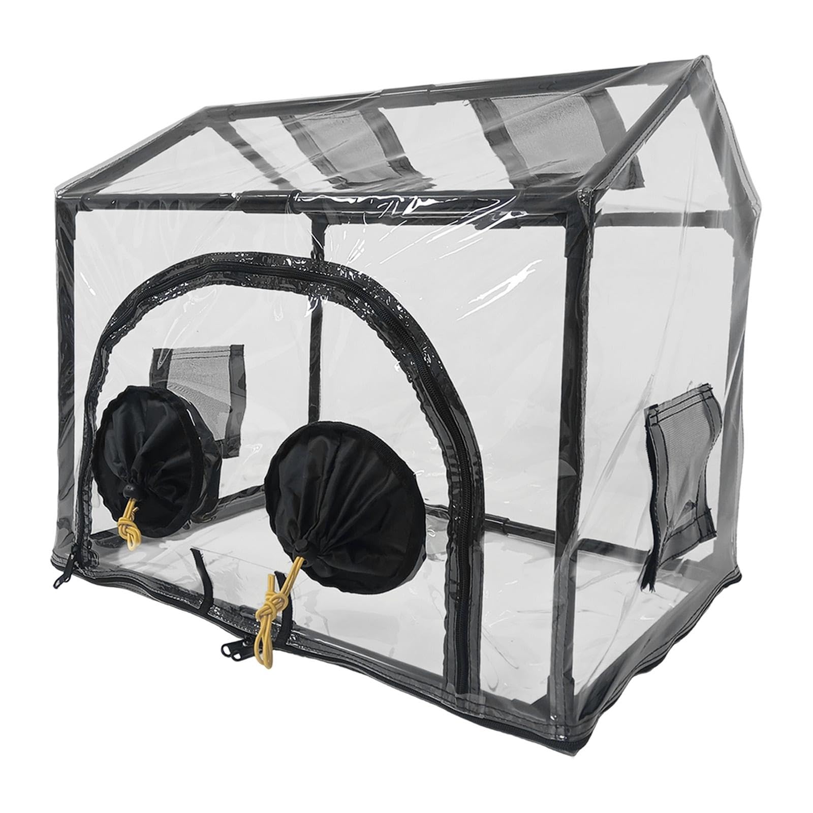 Pilzzuchtbeutel Pflanzcontainer Mini-gewächshaus Pilz Anzuchtsack Garten Pflanzbeutel mit Stabilem PVC Material für Balkon Terrasse Innengarten