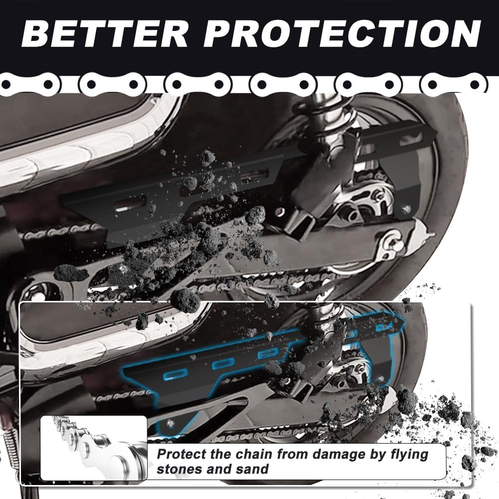 Xitomer Chain Guard Compatible with DAX125 2022 2023 2024 2025, Rear Chain Protection