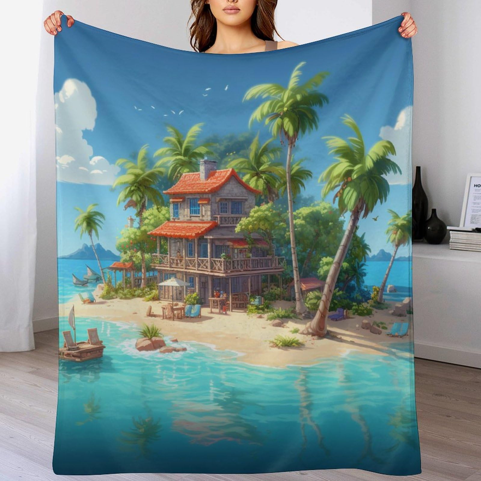 Flannel couvertures de canapé 180x200cm pour protéger vos fauteuils et réchauffer vos nuits