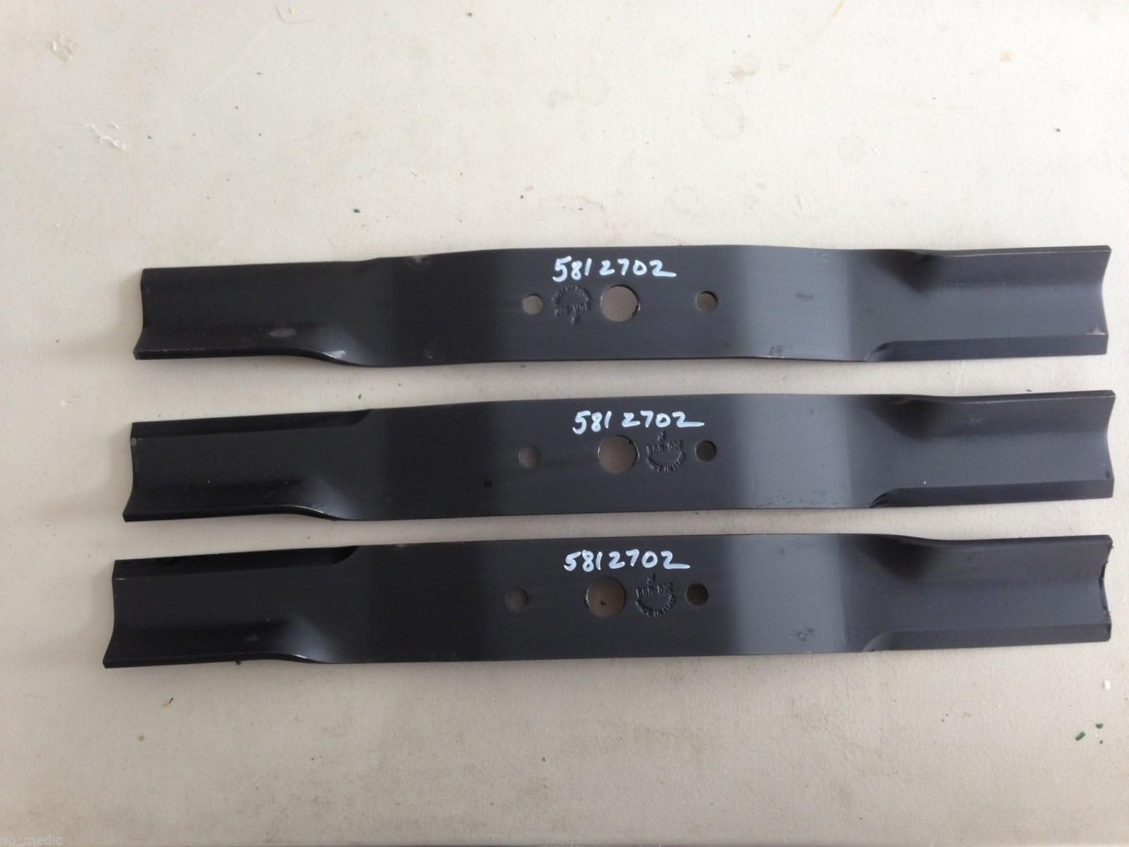 Farm Trac, Kioti, Sicma, WAC, Phoenix, First Choice, 60" Finish Mower Blades, Set of 3, 5812702