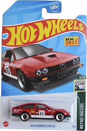 Hot Wheels Alfa Romeo GTV6 3.0, Retro Racers 1010 rojo 185250