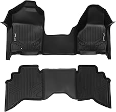 MAXLINER Floor Mats 1st Row 1 Piece and 2nd Row Liner Set Black for 2002-2008 Ram 1500/2003-2009 Ram 2500/3500 Quad Cab - coolthings.us