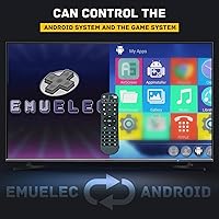 Vista 5 de Kinhank Super Console X2 pro with 100000+Games Retro Game Console,Video Game Console with EmuELEC 4.5Android 9.0 in 1, 2.4G+5G and BT 5.0,Compatible