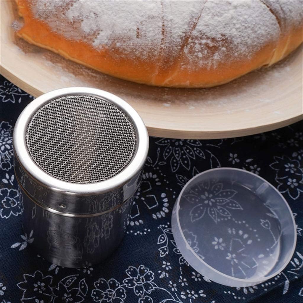Flour Sifter Stainless Steel Fine Mesh Screen Baking Sieve Kitchen Craft For Sugar Flour Pepper Ice Cream Mousse