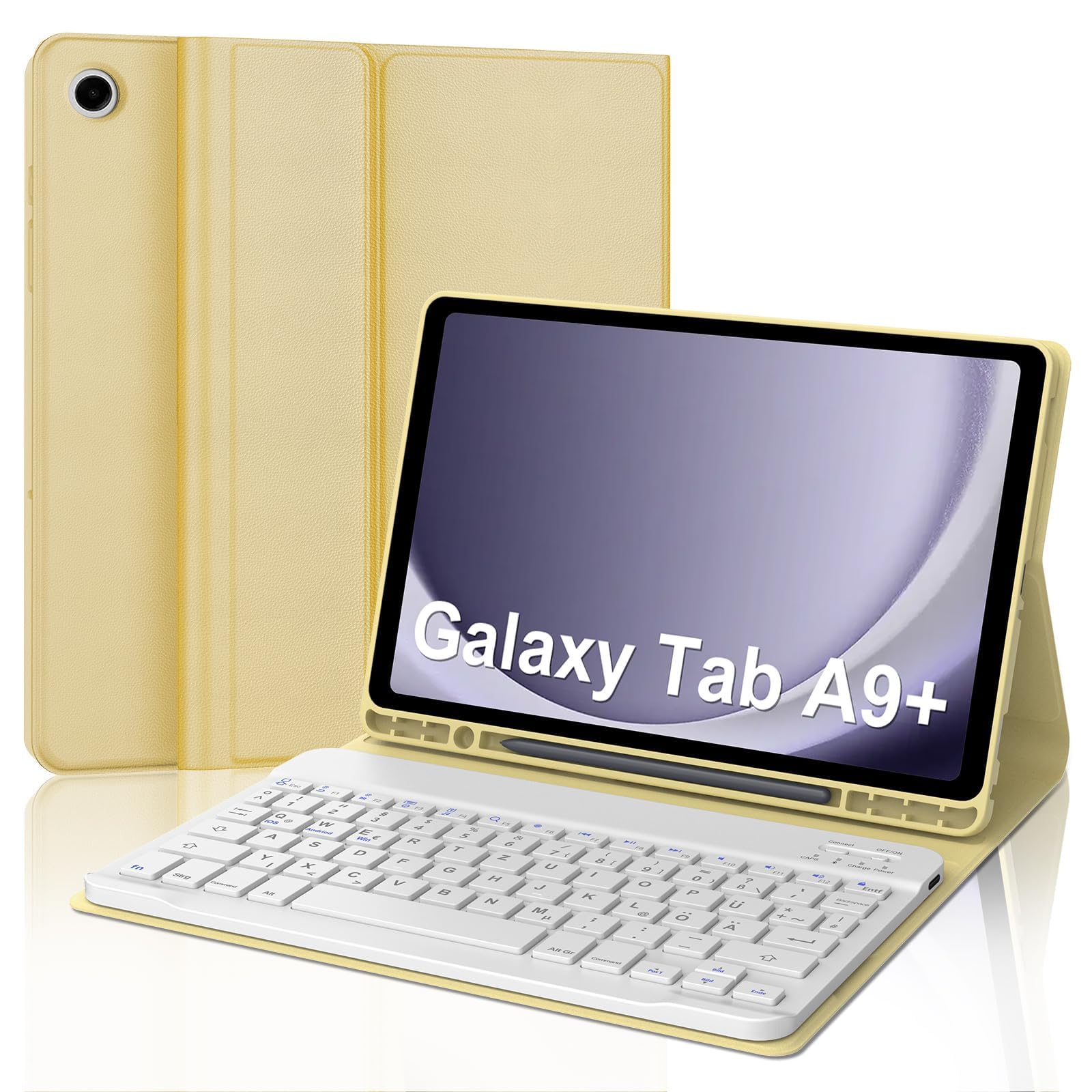 WAVATA Tastatur für Samsung Galaxy Tab S10 FE+ Plus 13.1 Zol