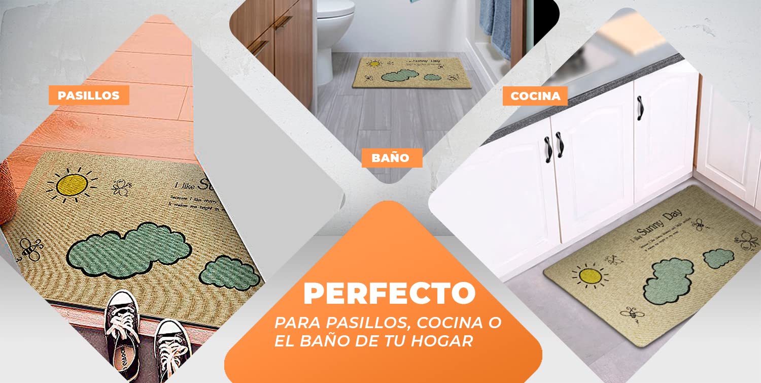 LucaHome - Tappeto Interno Casa Verona Base Antiscivolo