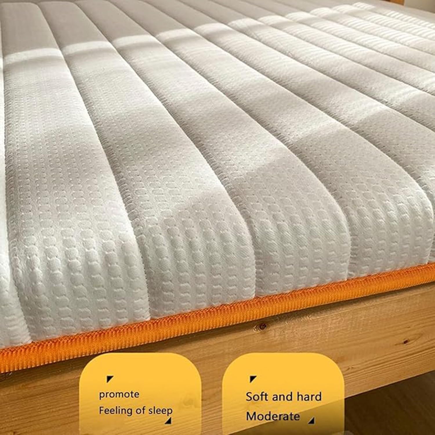 Matelas Futon Japonais, 2 Place Matelas Pliable Épais Et Portable, Lit D'appoint pour Dortoir, Camping Et Voiture,Tatami Pliable, Tapis De Couchage pour Sol, Invités, Salon