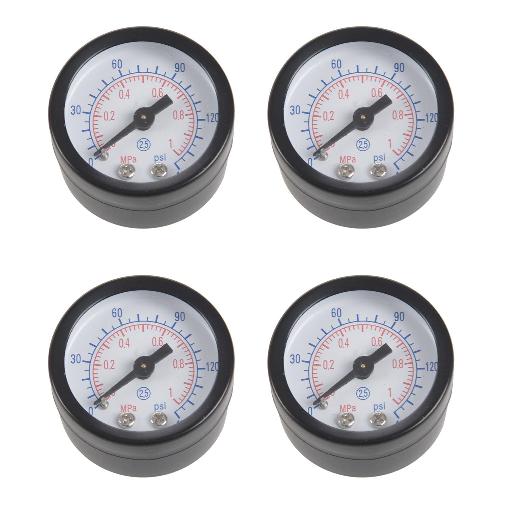 Jnchdghwa Black 4Pcs 1/4 Air Compressor Filter Water Separator Trap Tools Kit With Regulator Afr-2000