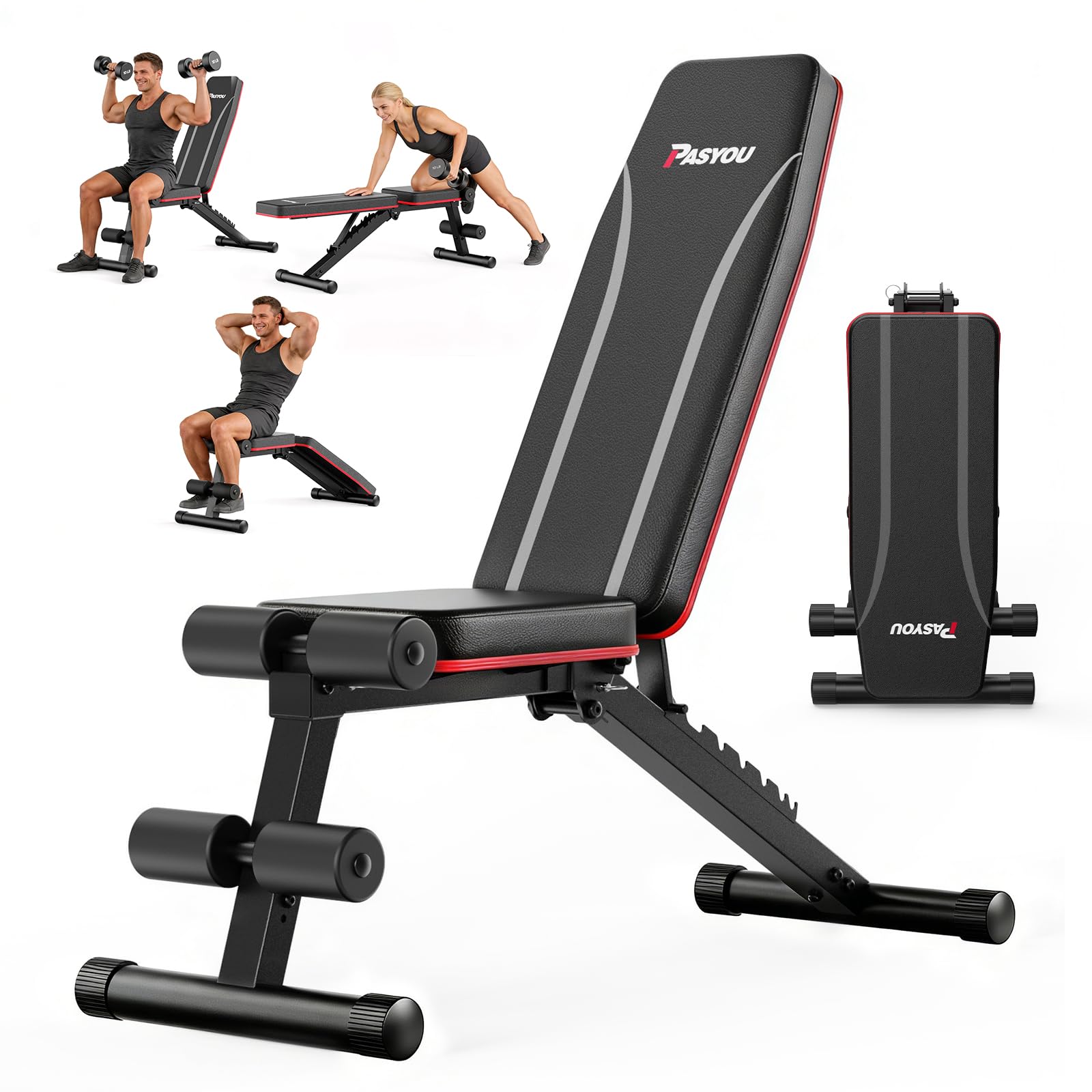 PASYOU Adjustable Weight Bench