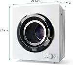 BLACK+DECKER BCED26 Portable Dryer, Small, White