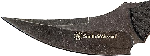 Miniatura 3 de Smith & Wesson SW995 Cuchillo táctico de 8.5 pulgadas de acero inoxidable de alto carbono Estilo Karambit de espiga completa, hoja de punta de clip
