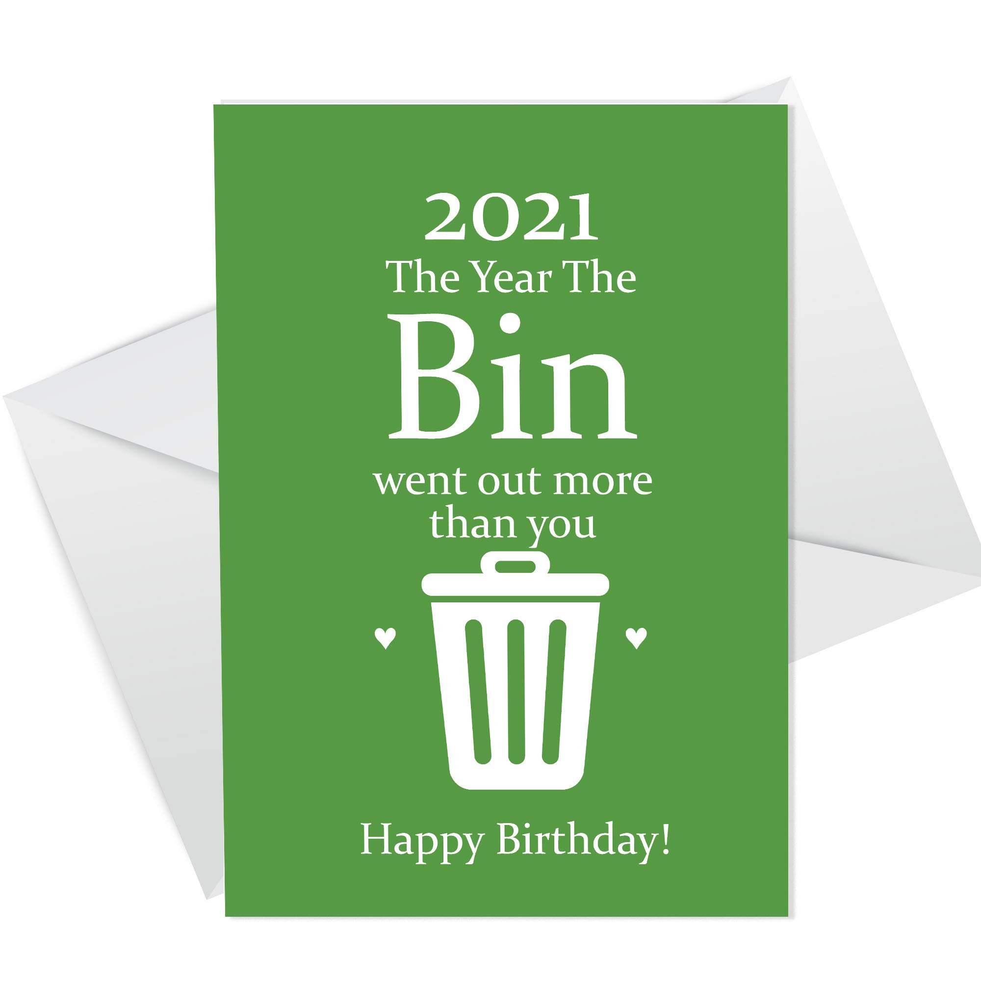 Funny Birthday Card For Men Women 2021 Lockdown Design Card For Him Her