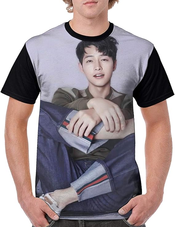 Amazon Co Jp ソン ジュンギ 2 夏クラシックなオールマッチスタイル 人気 メンズtシャツ カジュアル ファッション 半袖tシャツ 吸水速乾 夏服 薄手 快適 通気性 丸襟 半袖 最も人気のあるメンズtシャツ ファッション