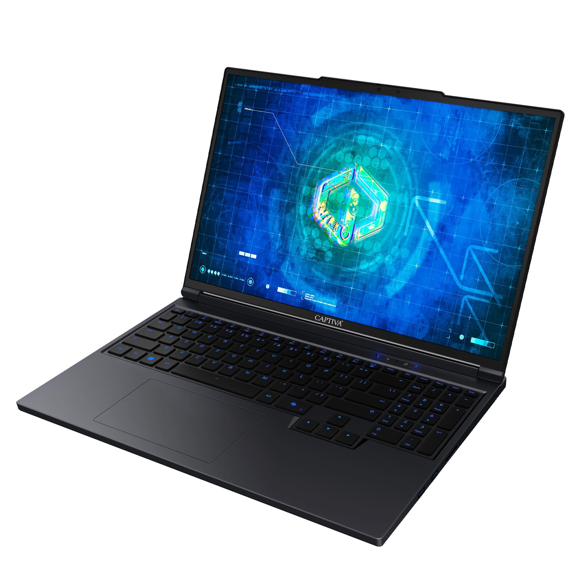 Captiva Notebook Highend Gaming I95-181GE | Intel Core i9 14900HX | 64GB DDR5 RAM | NVIDIA GeForce RTX 5070 Ti 12GB | 2 TB SSD | 16 Zoll WQXGA 300Hz | Windows 11 Home