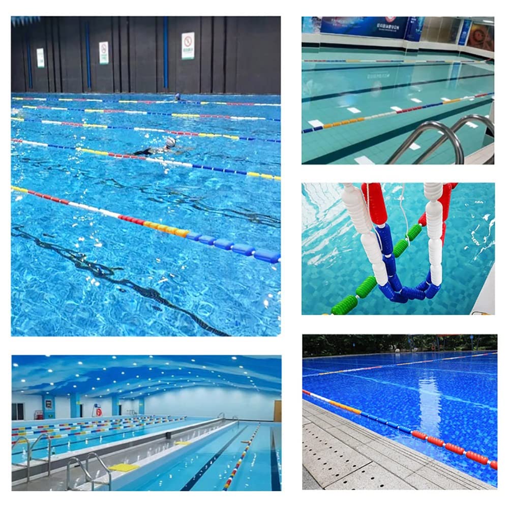 TUOYIBO Swimming Pool Safety Divider Rope & Float Kits, Floating Rope Lane Line, Sectioning Off Hazardous Areas Or Dividing Swimming Lanes (Size : 4m/13.1ft)