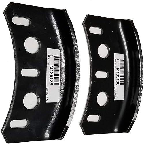 Nuevo compatible con John Deere Juego de 2 zapatos antideslizantes M135188 de 44 y 47 pulgadas para quitanieves serie 100 X300 X500 + libro