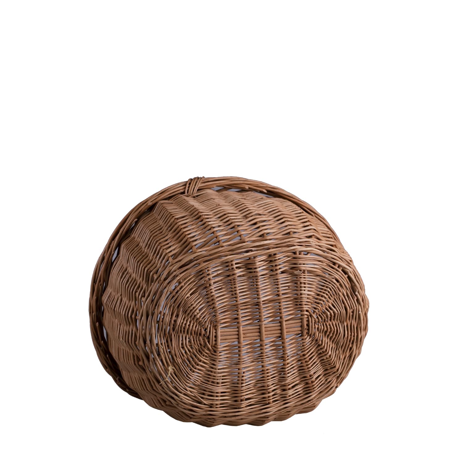 Cesta de mimbre, Cesta con asa, Cesta góndola de mimbre, Cesta ovalada de boda, cesta para todas las ocasiones (Naturel_1)