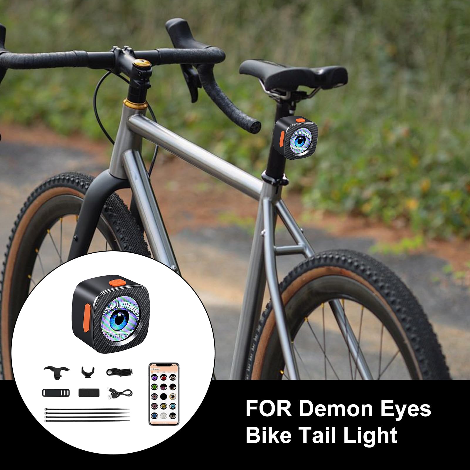 Luce posteriore per bicicletta, ricaricabile a LED, impermeabile, per scooter, pendolari, equitazione, ciclismo, bambini, donne e uomini