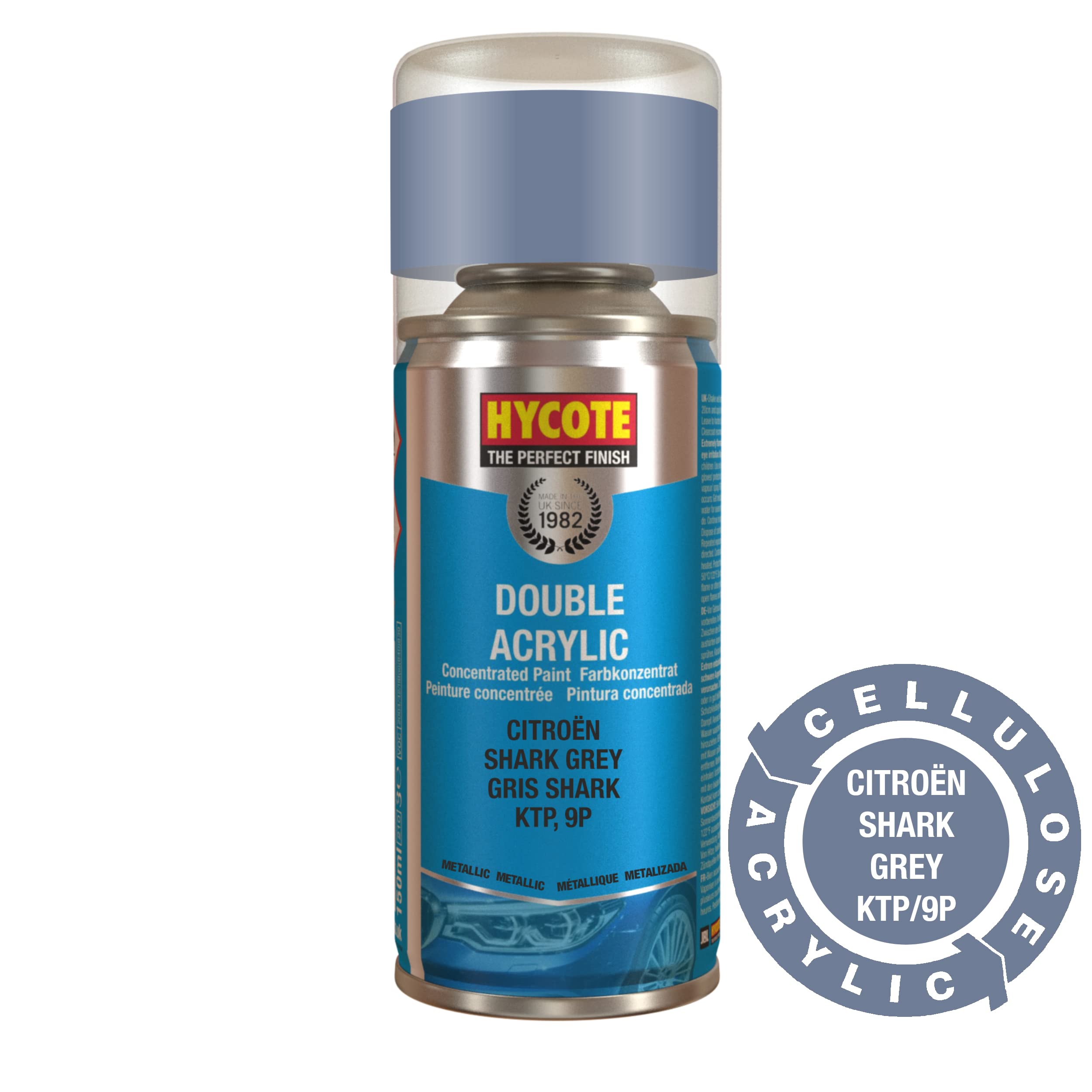 Hycote Citroen Shark Grey Metallic 150ml - Image 2