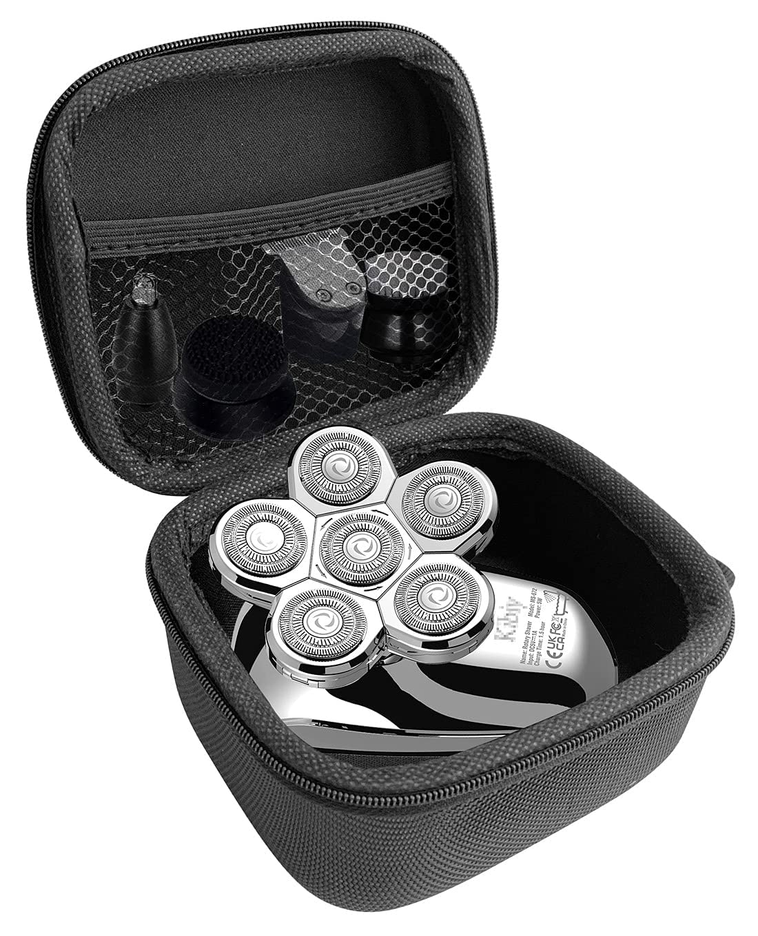 FitSand Hard Case Compatible for Upgrade 5-in-1 Bald Head Shaver