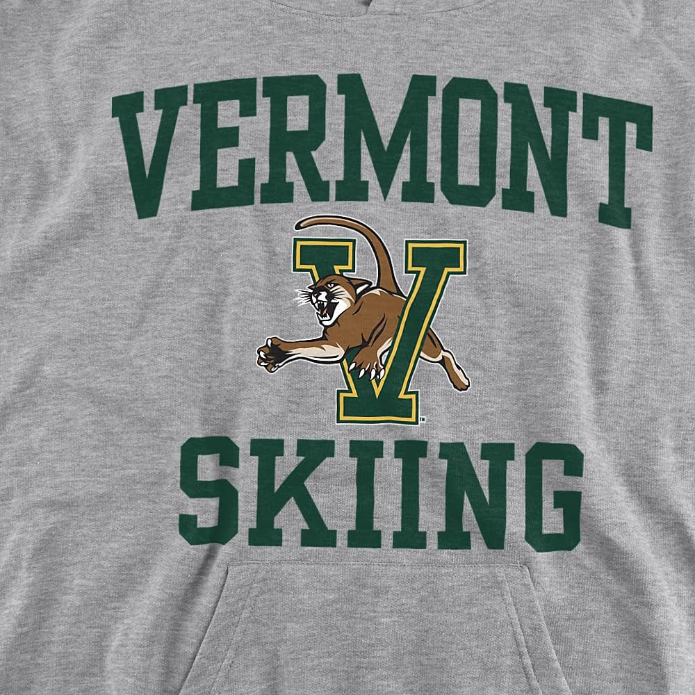 University Of Vermont Official Skiing Youth Kids Boy/Girls Pull-Over Hoodie Sweatshirt