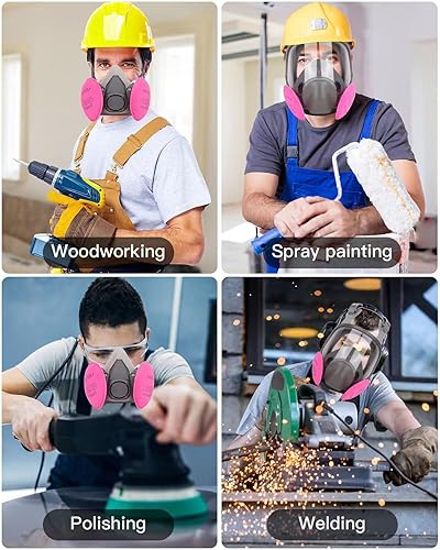 Miniatura 9 de Máscara respiradora de cara completa 6800 Plus 2091 Filtro de partículas