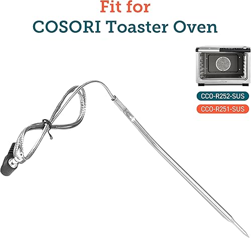 Miniatura 2 de COSORI Termómetro de horno,Sonda de temperatura para CCO-R252-SUS & CCO-R251-SUS,Accesorios de repuesto para horno tostador de freidora de aire