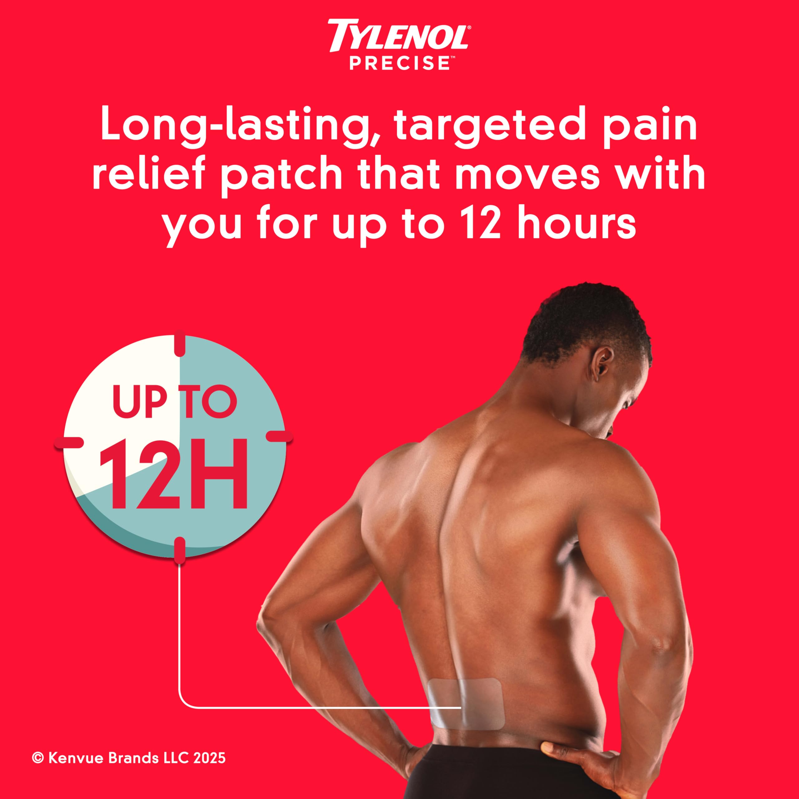 Tylenol Precise Pain Relieving 4% Lidocaine Patches, 4 ct — Amazon image 4