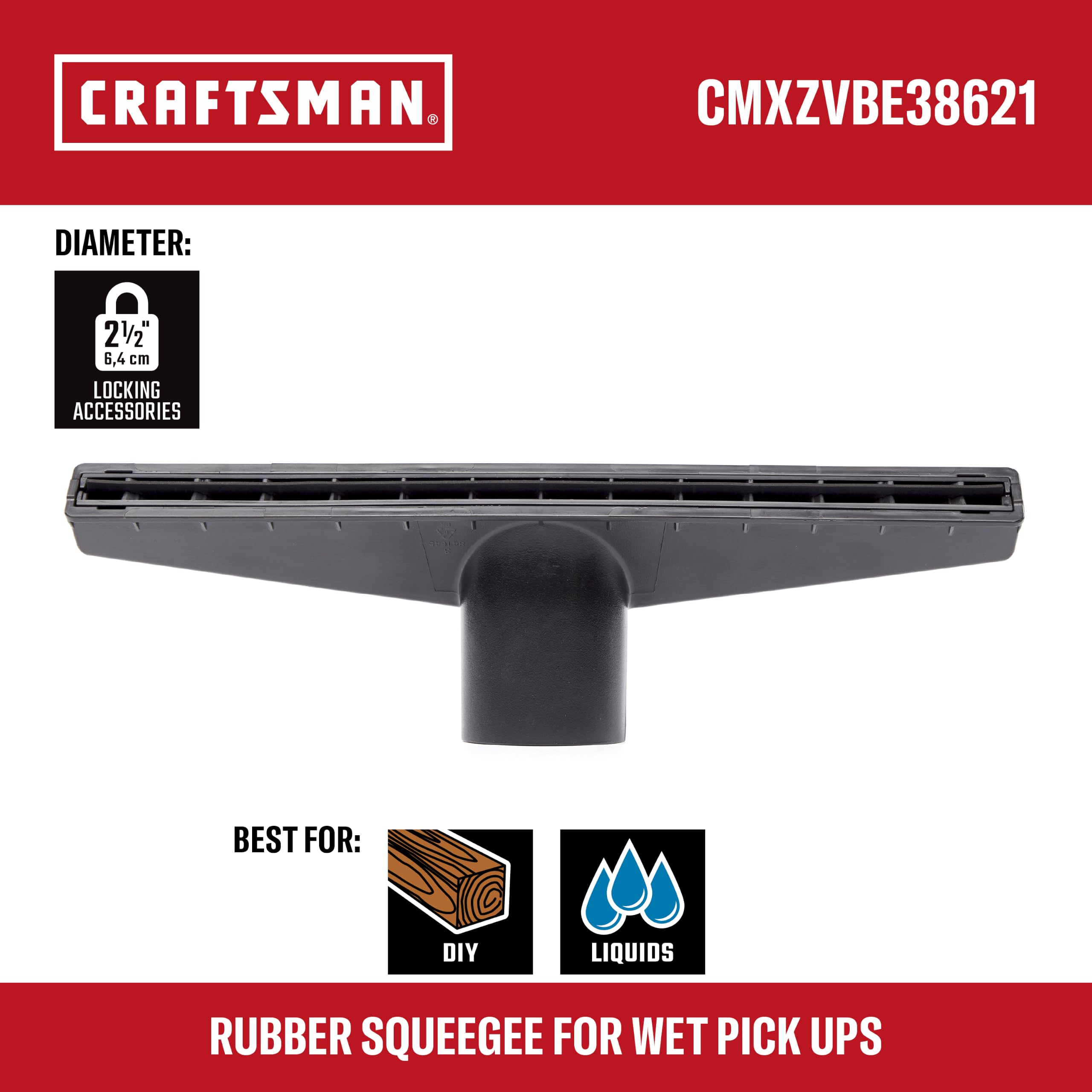 CRAFTSMAN Wet Nozzle - Powerful Wet Pickup Attachment -3 CRAFTSMAN Wet Nozzle - Powerful Wet Pickup Attachment -3