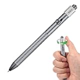 SMOOTHERPRO Fidget Spining Bolt Action Pen, Retractable Ballpoint Pen with Decision Maker, Compatible with Pilot G2 Refill, 0.5mm Black Ink EDC Pen for Office School Valentines Easter Gift, Grey
