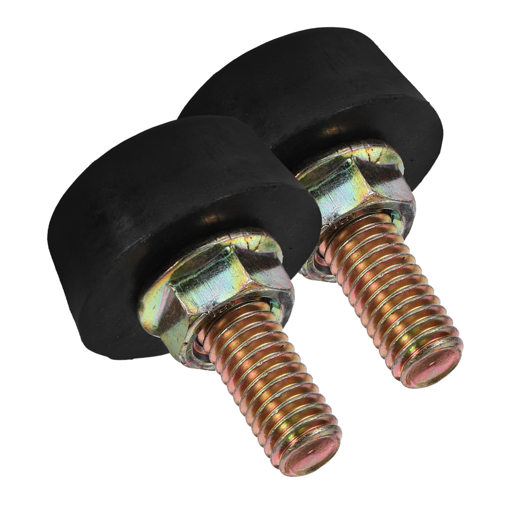 BRIGHTFUFU 1Pair Engine Hood Stop Adjusters Automotive Bumper Pin Adjusters for Easy Installation Precision Manufacturing for Secure Performance and Safe Driving