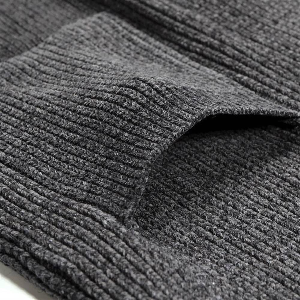 El Nuevo Cárdigans for Hombre Suéteres Cuello en V Suave Color sólido con Botones de Bolsillo Punto Suave al Tacto Manga Larga Otoño Invierno