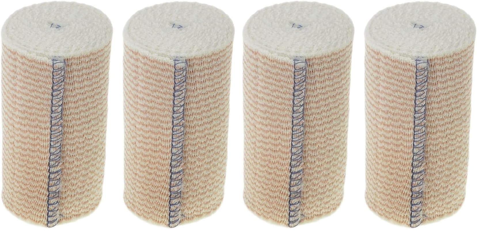 Dealmed 4" Elastic Bandage Wrap with Self-Closure - 10 Count (5 Pack) — Amazon image 8