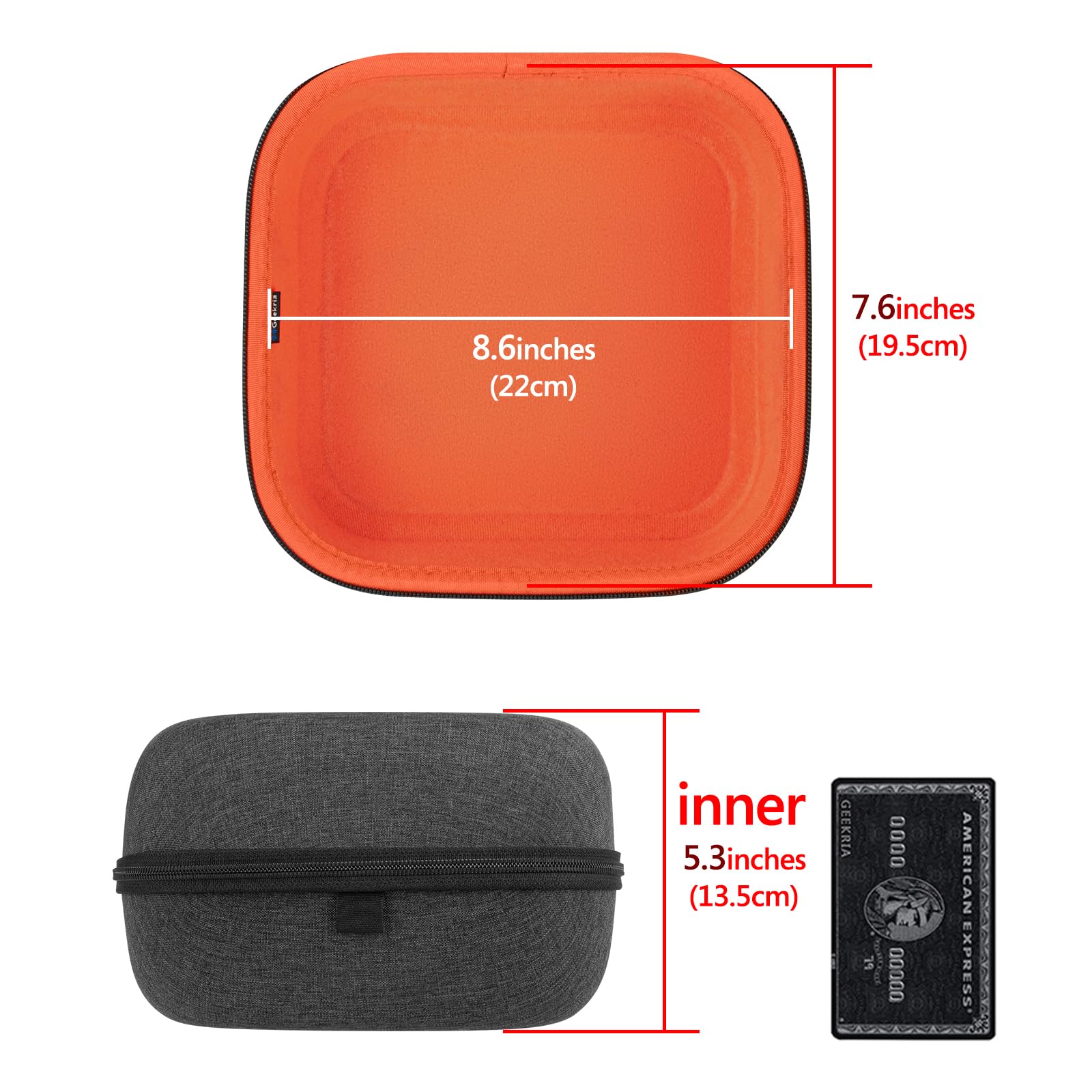 Geekria Shield Headphones Case Compatible with Corsair Void v2 Wireless, HS80, Virtuoso, HS55, HS65 - Image 4