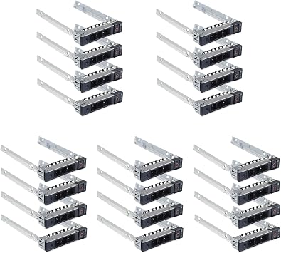 20-Pack 2.5 Hard Drive Tray Caddy DXD9H 0DXD9H Hard Drive Bracket Compatible for Dell PowerEdge 16th Generation T560 R660 R6615 R6625 R7615 R7625 R760 R760xs R860 R960 HS5610 HS5620