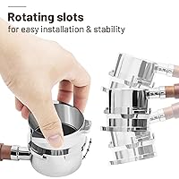 Vista 7 de Embudo dosificador de acero inoxidable de 2.126 in para portafiltros espresso