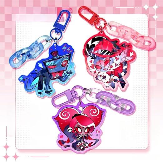 Amazon.co.jp: [YAORUI] ハズビンホテル キーホルダー Hazbin Hotel