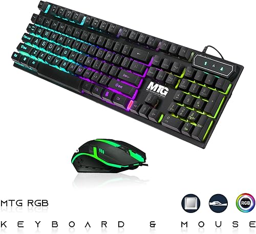 Miniatura 6 de MTG Khuno Gaming Tower PC-Intel Core i7 8 generación, RTX 3060 12GB 192bits, 16GB RGB ARGB Ram, 1TB Nvme, monitor de 27 pulgadas, combo de paquete