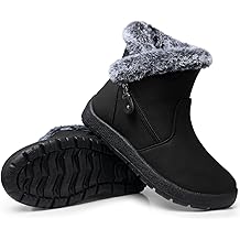 Winter Boots for Women Waterproof: Womens Snow Boots Warm - Ankle Fur Lined Booties - Insulated Winter Shoes