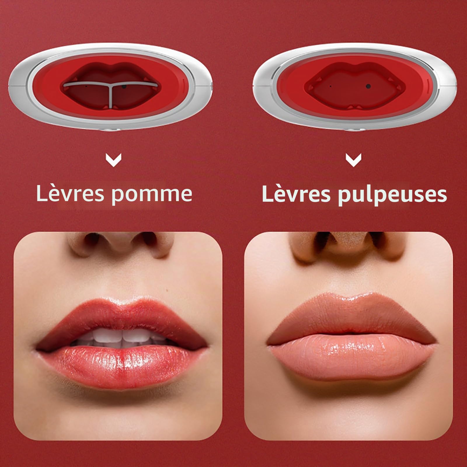 Appareil électrique pour repulper les lèvres, aspiration automatique sous vide, plus épais, belle lèvre, outil de beauté portable