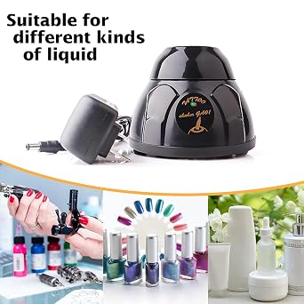 Mini Vortex Mixer - Vortex Paint Shaker Machine, 4000 RPM Vortex Paint Mixer, Nail Polish Shaker Machine Tattoo Ink Mixer Touch Function Portable for Lab Inks Acrylic Paints Nail Polish