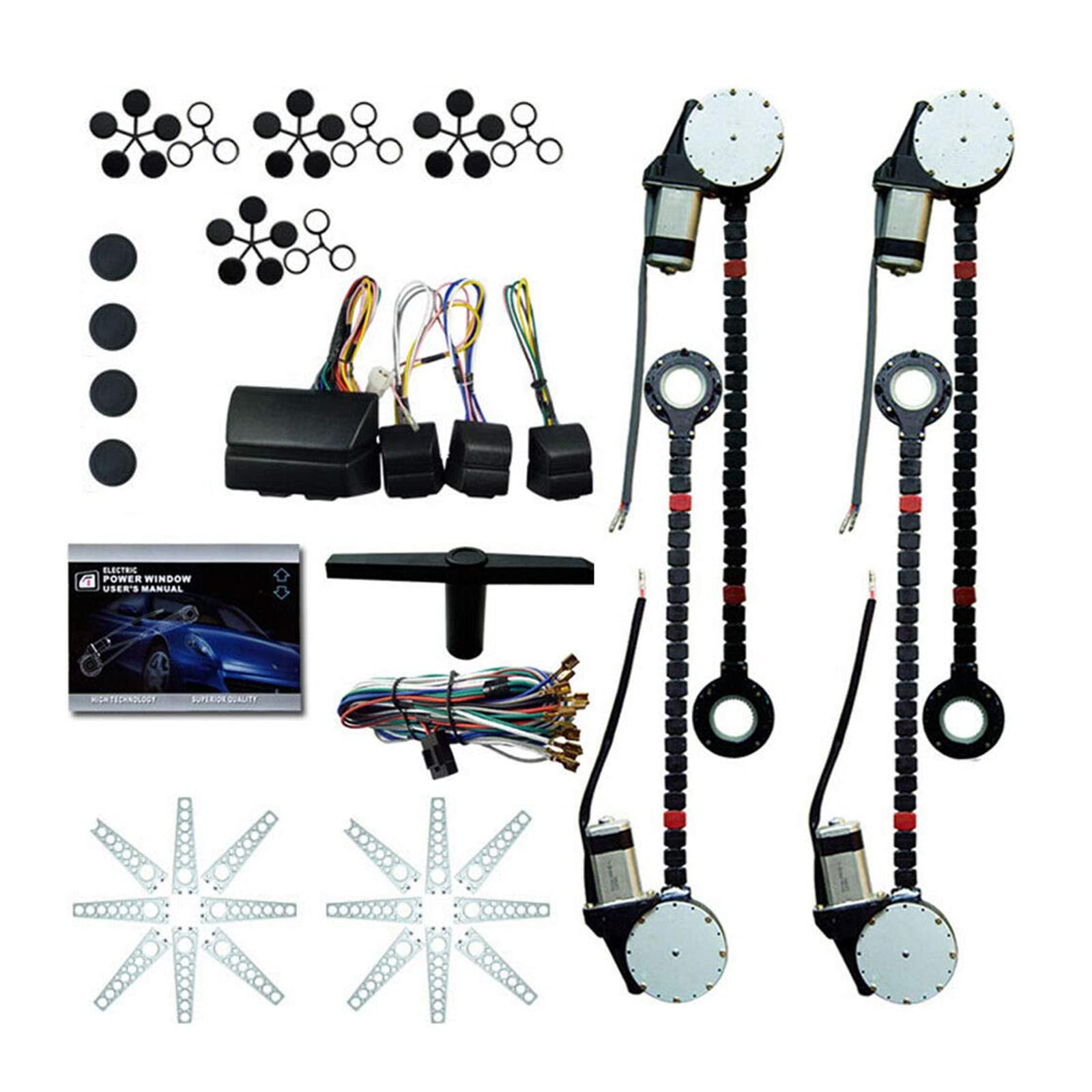 Buy Universal 4 Electric Window Motors Power, 24V Full Complete Car