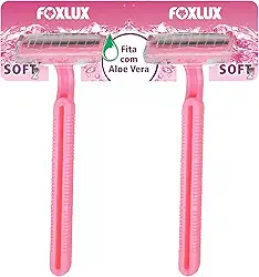 Foxlux Barbeador Soft Feminino - Cartela com 24 Unidades