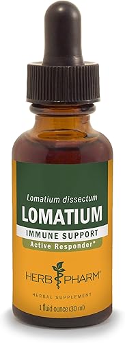 Herb Pharm Extracto líquido de Lomatium para el apoyo del sistema inmunológico - 1 onza