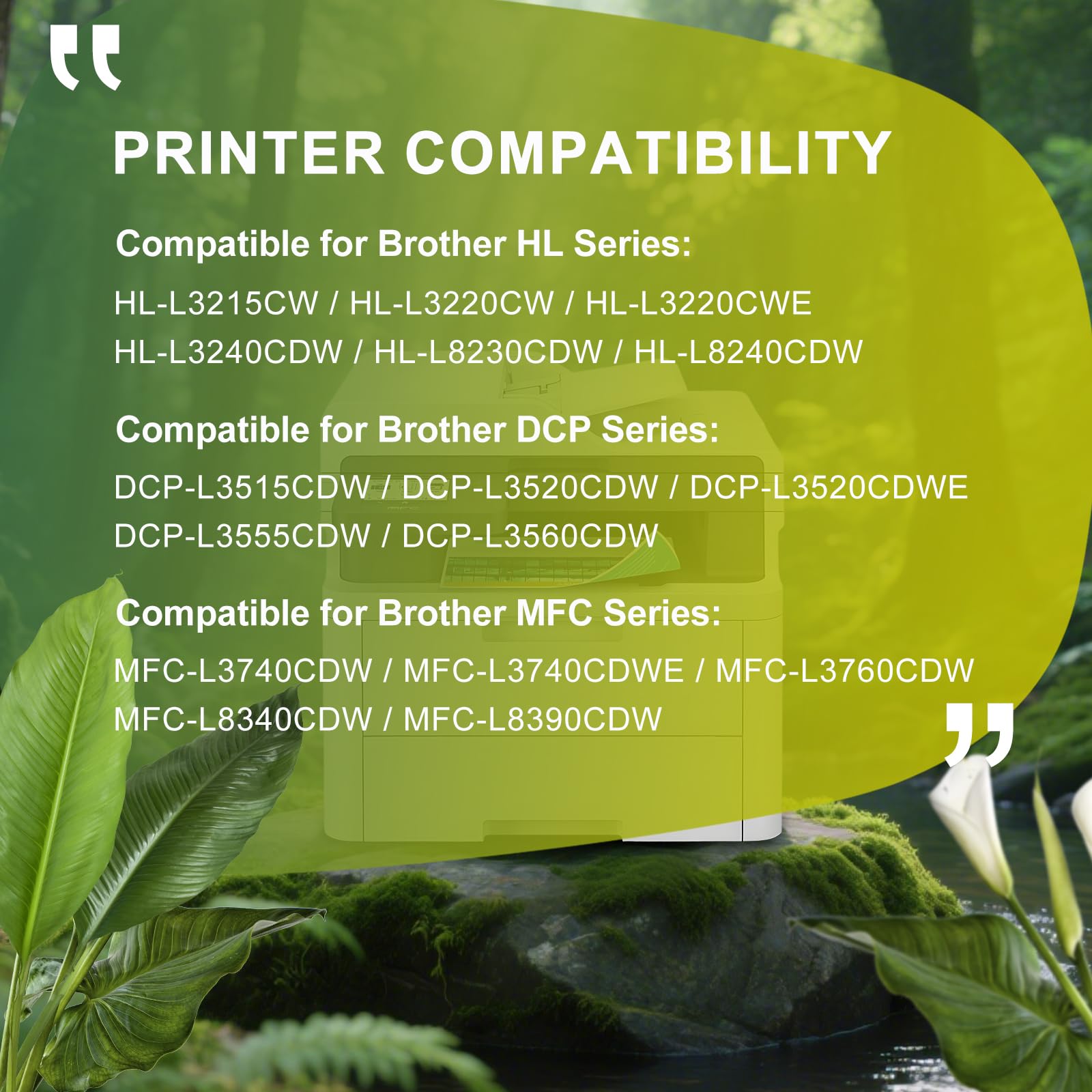 TN248XL TN-248 Toner 3000 Pagine Compatibile con Brother MFC-L3760CDW 4Pack | TN248 TN-248XL Alta capacità Compatibile con MFC-L3760CDW MFC-L3740CDWE MFC-L3740CDW DCP-L3560CDW DCP-L3520CDWE HL-L3220CWE