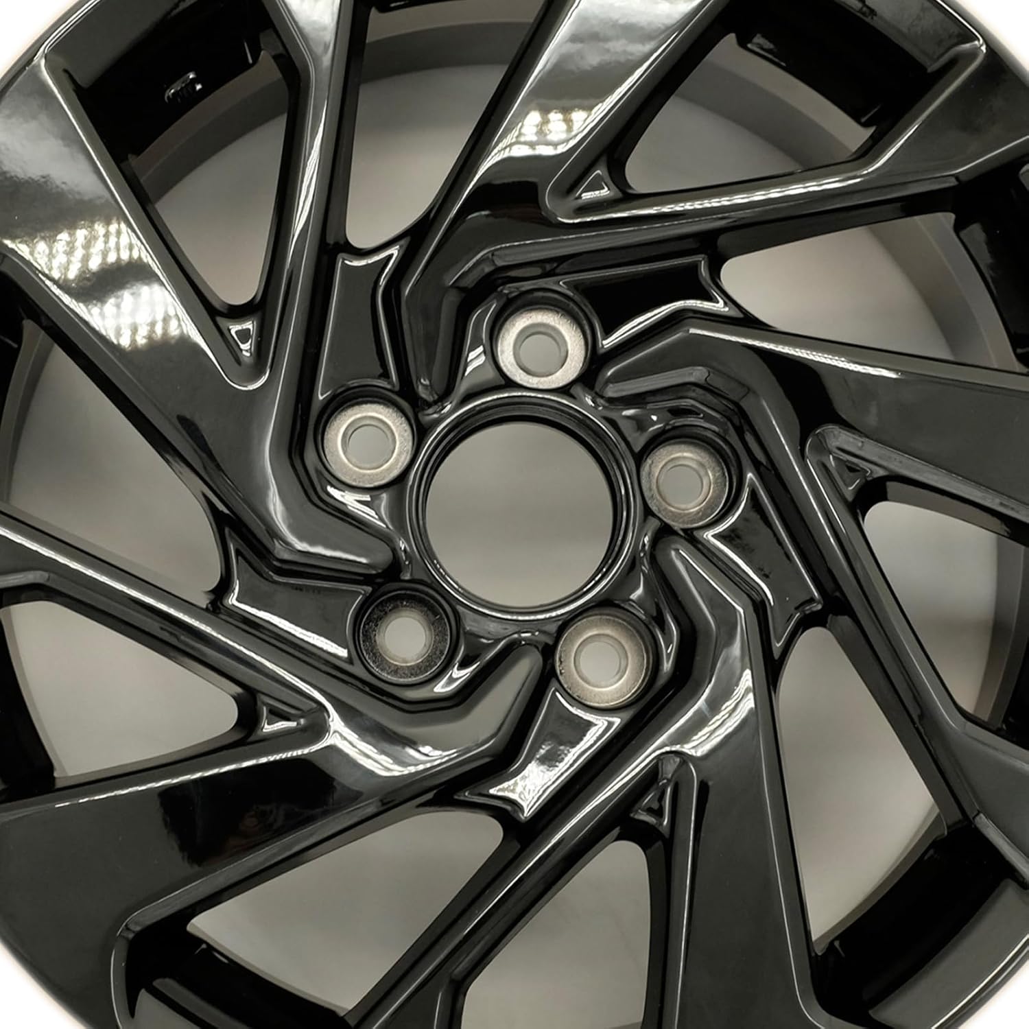 New Set of 16x7 Inch 16” Alloy Wheel for 2016–2021 Honda Civic | OEM Design Replacement Rim | Gloss Black Finish | Direct Fit - OE Stock Specs | 64095