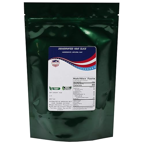 Miniatura 2 de American Best Food Rebanadas de kiwi deshidratadas, sin azúcar añadida ni conservantes y naturales (4 onzas)