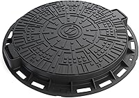 Vista 1 de Vodaland - Cubierta de boca de plástico con tapa extraíble atornillada de acero reforzado para mayor durabilidad