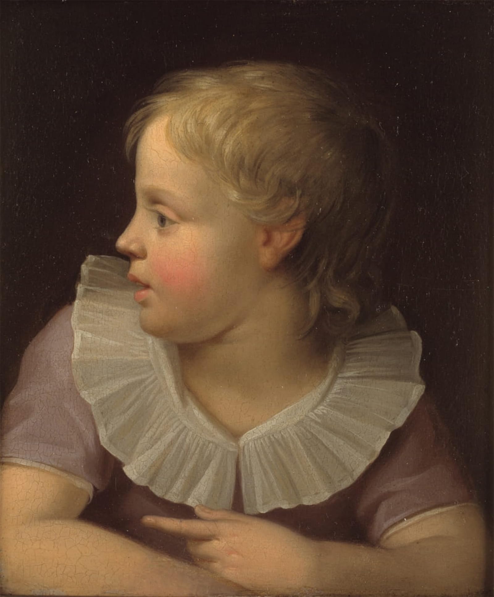 SERENDIPITP Aesthetic Poster Photo Wall Print Retro Picture the Painter Jens Juel's Son Jens by C W Eckersberg Modern Wall Artwork for Home Decor 60x90cm